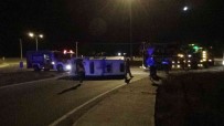 Silivri'de Ambulans Yan Yatti, 3 Saglik Personeli Ölümden Döndü