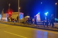 Bandirma'da Araç Takla Atti; 1 Kisi Yarali