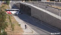 Bayburt'ta Meydana Gelen Trafik Kazalari KGYS Kameralarina Yansidi