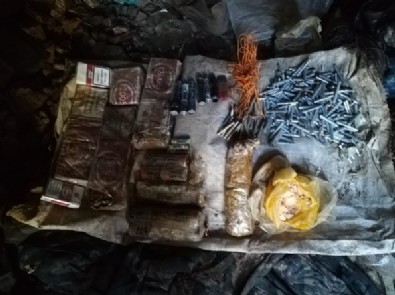 Cudi Dağı’nda mühimmat ele geçirildi