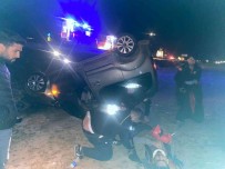 Kamyonet Takla Atti Açiklamasi 2 Yarali