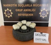 Süphe Üzerine Durdurulan Aracin Stepnesinden Uyusturucu Çikti
