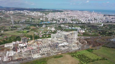 Samsun Sehir Hastanesi'nin Kaba Insaati Yüzde 75 Tamamlandi