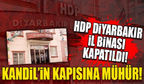 Önündeki evlat nöbetinin sürdüğü HDP Diyarbakır il binası mühürlendi!