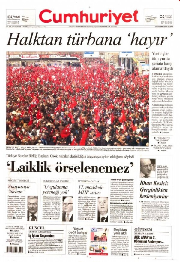 Geçmişte başörtüsü serbestisine karşı çıkıp AYM'ye başvuran Kılıçdaroğlu'nun, ikiyüzlü siyaseti! İşte 2008 yılı manşetleri