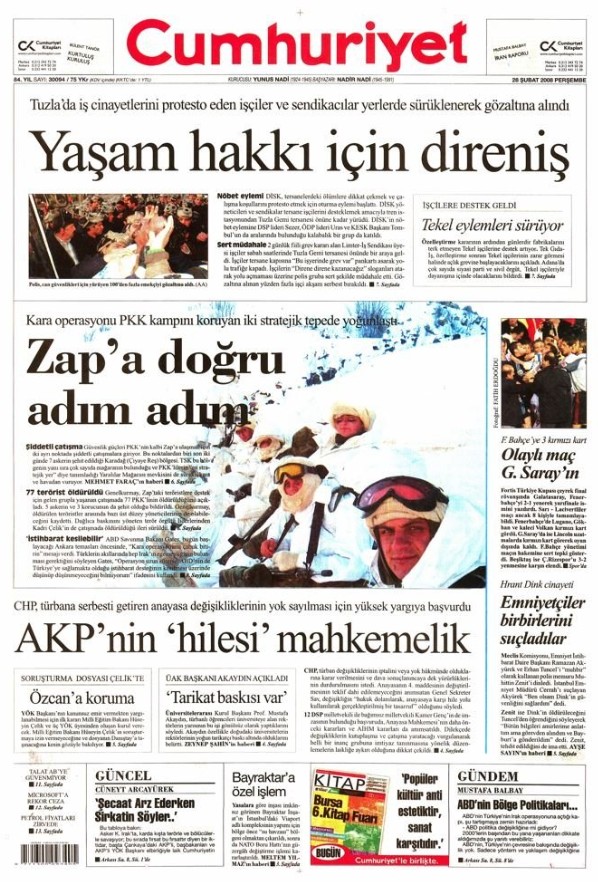 Geçmişte başörtüsü serbestisine karşı çıkıp AYM'ye başvuran Kılıçdaroğlu'nun, ikiyüzlü siyaseti! İşte 2008 yılı manşetleri