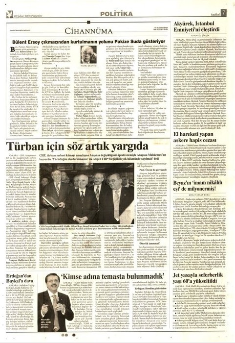 Geçmişte başörtüsü serbestisine karşı çıkıp AYM'ye başvuran Kılıçdaroğlu'nun, ikiyüzlü siyaseti! İşte 2008 yılı manşetleri