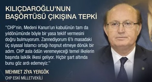 CHP'de 'başörtüsü' kavgası! Kılıçdaroğlu'nun teklifi partiyi ikiye böldü!