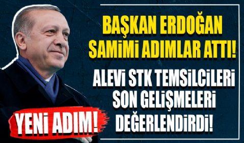 Alevi STK temsilcileri Cumhurbaşkanı'nın 'yeni adım' açıklamalarını değerlendirdi: Erdoğan samimi adımlar attı