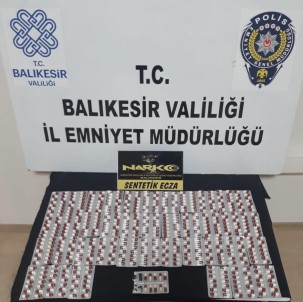 Balikesir'de Polisten Uyusturucu Ve Kaçak Tütün Operasyonu