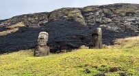 UNESCO Listesindeki Moai Heykelleri Yanginda Büyük Hasar Gördü