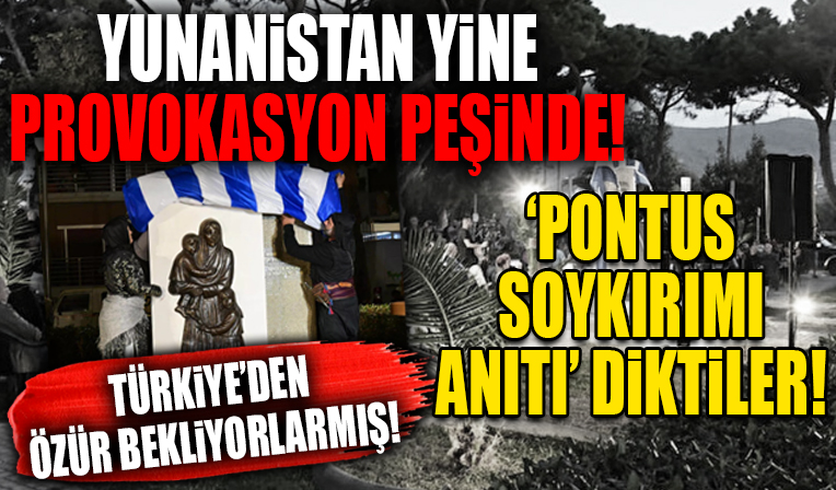Yunanistan yine provokasyon peşinde: İstanköy'e sözde 'Pontus Soykırımı Anıtı' diktiler