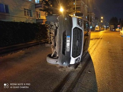 Ankara'da Minibüs Ile Otomobilin Çarpistigi Kazada 1 Kisi Yaralandi