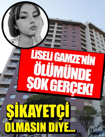 Ankara'da liseli Gamze'nin balkondan atıldığı belirlendi