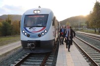 Büyükelçiler 329 Milyon Euroya Tamamlanan Samsun - Kalin (Sivas) Demiryolu'nda Yolculuk Etti