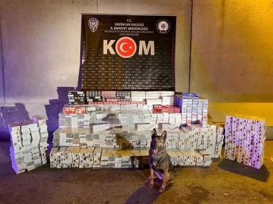 Erzincan'da 24 Bin 240 Adet Kaçak Sigara Ele Geçirildi