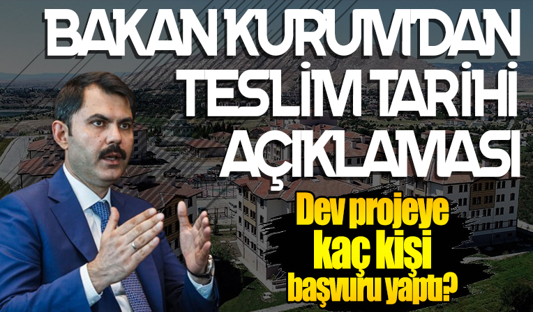 Murat Kurum: İlk Evim projemize 1.5 ayda 8 milyon başvuru