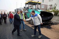 Baskan Cabbar Asfalt Çalismalarini Inceledi