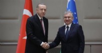 Başkan Erdoğan, mevkidaşı Mirziyoyev ile görüştü