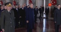 Başkan Erdoğan ve devlet erkanı Anıtkabir'de