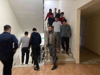 Çorum'da KYK Yurtlarinda Deprem Tatbikati Yapildi