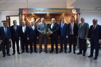 Efeler Kaymakami Arikan, Aydin Ticaret Borsasi Yönetimi'ni Agirladi