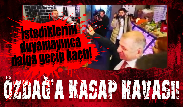 Esnaf Yalova'da Ümit Özdağ'ın hayallerini yıktı! Hemen dükkanı terk etti
