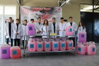 Gördesli Ögrenciler Temizli Ürünü Üretiyor