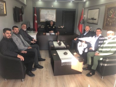 Kdz. Eregli TSO Ilçe Emniyet Müdürü Aktas Ile Öncelikli Sorunlari Görüstüler