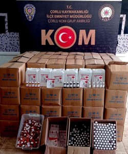 Tekirdag'da 2,5 Ton Etil Alkol Ele Geçirildi