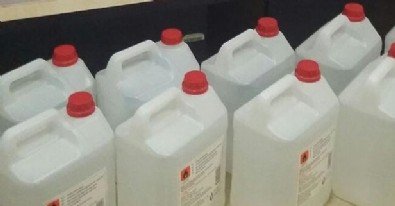 Tekirdağ'da 2,5 ton kaçak etil alkol ele geçirildi