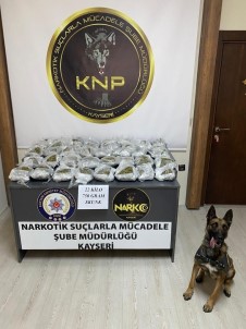 Kayseri'de Süphe Üzerine Durdurulan Araçtan 22 Kilo Uyusturucu Çikti