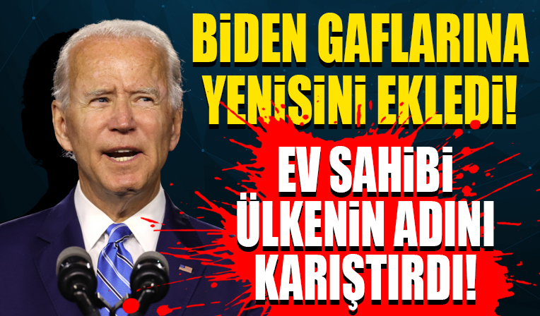 Biden gaflarına yenisini ekledi...