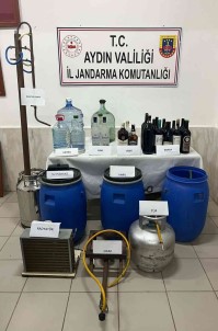 Didim'de 350 Litre Kaçak Içki Ele Geçirildi