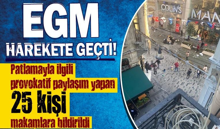 EGM: 25 sosyal medya hesap yöneticisine işlem başlatıldı
