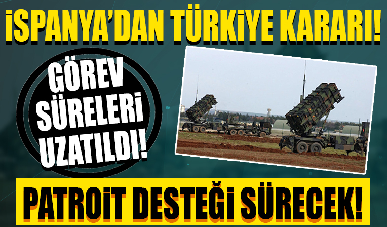 İspanya Patriot desteğini sürdürecek: Görev süresi uzatıldı