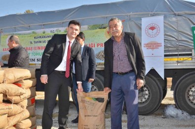 Elbistan'da Üreticilere Yüzde 50 Hibe Destekli 75 Ton Nohut Tohumu Dagitildi