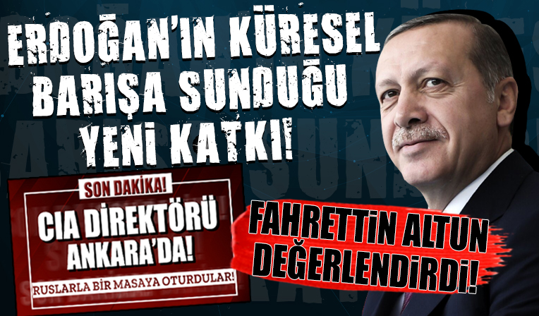 Fahrettin Altun Türkiye'deki CIA-SVR görüşmesini değerlendirdi: Cumhurbaşkanı Erdoğan'ın küresel barışa sunduğu katkılara yenisi eklendi