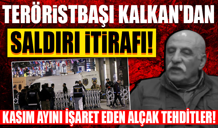 Teröristbaşı Duran Kalkan’dan saldırı itirafı! Kasım ayını işaret eden alçak tehditler...