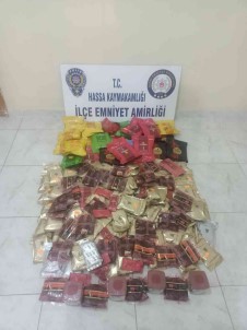 Hatay'da 65 Kilo Nargile Tütünü Ele Geçirildi