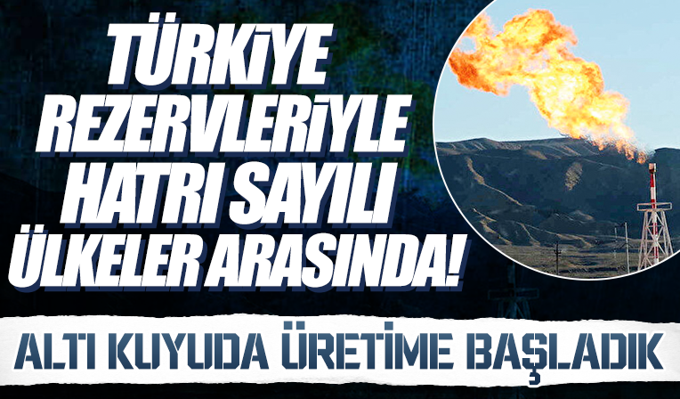 Altı kuyuda kaya gazı üretimine başladık