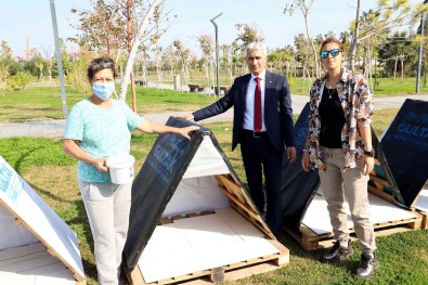 Mersin'de Köpek Kulübeleri, Kedi Yuvalari Ve Kus Evleri Dagitildi