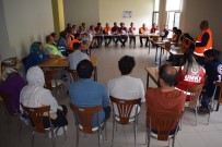 Besni Devlet Hastanesinde Masa Basi Tatbikati Yapildi