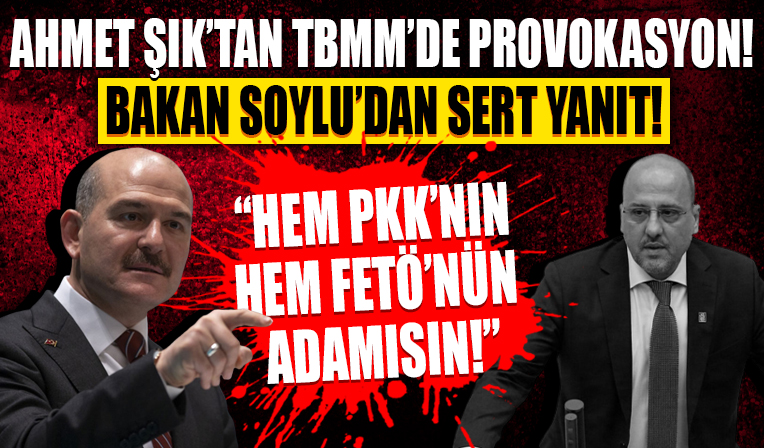 Ahmet Şık’tan TBMM'de provokasyon Bakan Soylu'dan sert yanıt