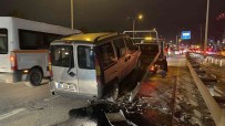 Alkollü Sürücü Zincirleme Kazaya Yol Açti, 5 Araç Birbirine Girdi Açiklamasi 2 Yarali
