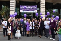 Aydin'da Mor Balonlar Gökyüzüne Birakildi