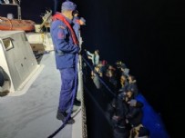Bodrum'da Yunanistan'ın ittiği 6 kaçak göçmen kurtarıldı