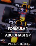Formula 1'De Sezonun Son Yarisi Tivibu'da