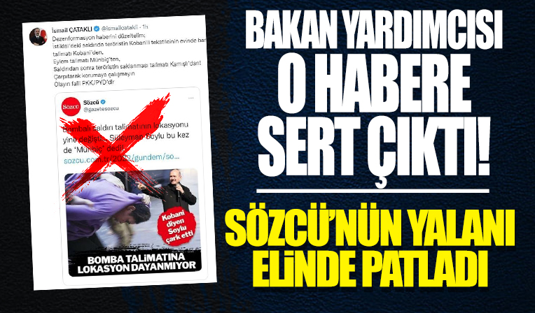 İçişleri Bakanlığı Sözcüsü Çataklı'dan İstiklal Caddesi'ndeki terör saldırısına ilişkin açıklama