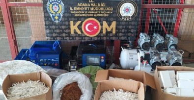 Adana'da kaçak sigara operasyonu: 25 kişi gözaltında